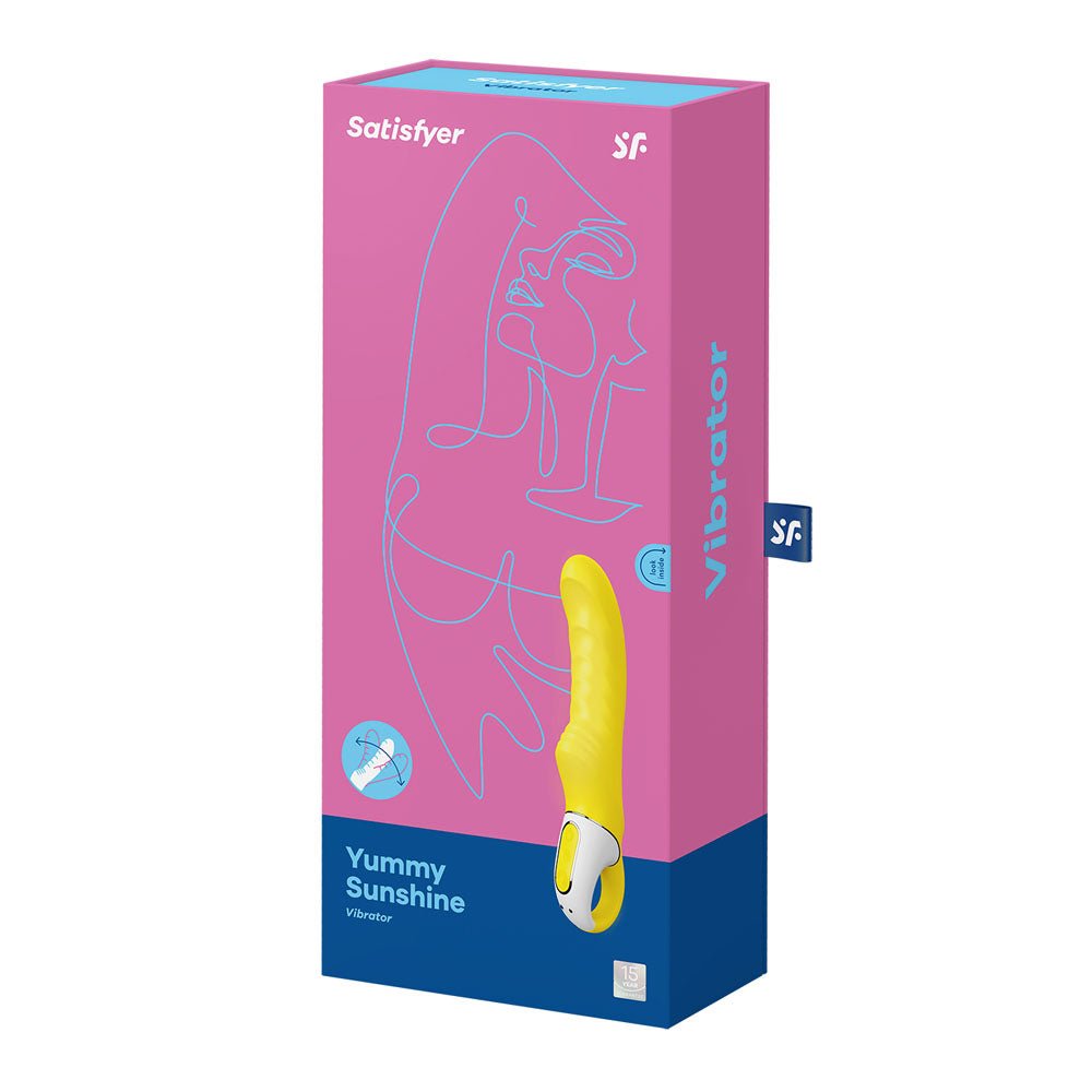 Buy Satisfyer Vibes - Yummy Sunshine - Yellow USB Rechargeable Vibrator at NZ’s Mega Adult Toys Store. Discover premium sex toys with discreet shipping at the best price in NZ