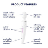 Buy Satisfyer Wand - er Woman - White USB Rechargeable Massager Wand at NZ’s Mega Adult Toys Store. Discover premium sex toys with discreet shipping at the best price in NZ