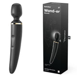 Buy Satisfyer Wand - er Woman - Black USB Rechargeable Massager Wand at NZ’s Mega Adult Toys Store. Discover premium sex toys with discreet shipping at the best price in NZ