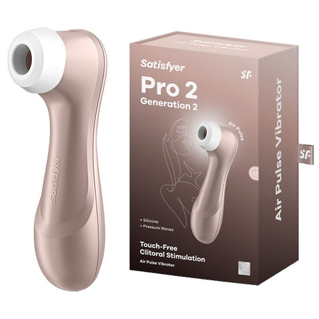 Buy Satisfyer Pro 2 - Rose Gold - Touch - Free USB - Rechargeable Clitoral Stimulator at NZ’s Mega Adult Toys Store. Discover premium sex toys with discreet shipping at the best price in NZ