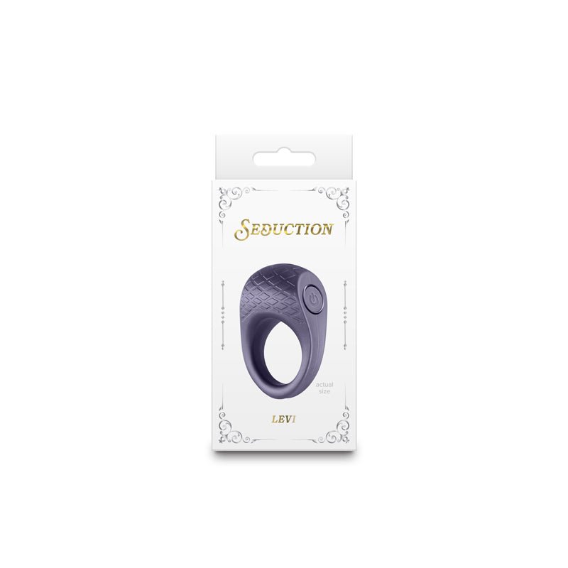 Buy Seduction - Levi - Metallic Grey - Metallic Grey USB Rechargeable Vibrating Cock Ring at NZ’s Mega Adult Toys Store. Discover premium sex toys with discreet shipping at the best price in NZ