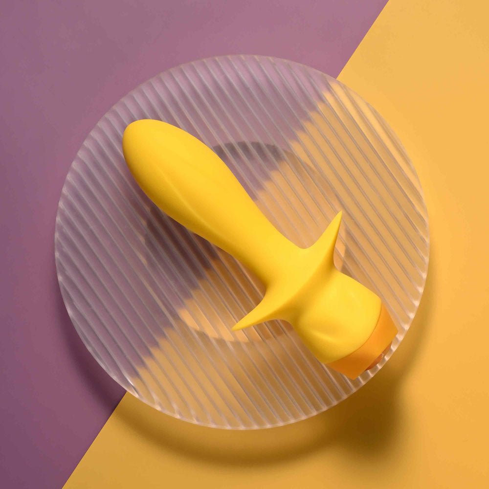 Buy Selopa MELLOW YELLOW - Yellow 13.5 cm USB Rechargeable Vibrating Anal Plug at NZ’s Mega Adult Toys Store. Discover premium sex toys with discreet shipping at the best price in NZ