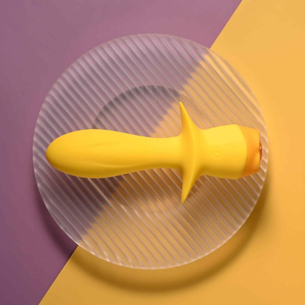 Buy Selopa MELLOW YELLOW - Yellow 13.5 cm USB Rechargeable Vibrating Anal Plug at NZ’s Mega Adult Toys Store. Discover premium sex toys with discreet shipping at the best price in NZ