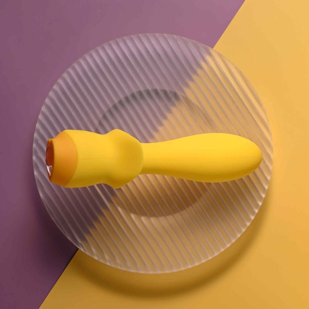 Buy Selopa MELLOW YELLOW - Yellow 13.5 cm USB Rechargeable Vibrating Anal Plug at NZ’s Mega Adult Toys Store. Discover premium sex toys with discreet shipping at the best price in NZ