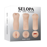 Buy Selopa PARTY PACK - Light - Flesh Strokers - Set of 3 at NZ’s Mega Adult Toys Store. Discover premium sex toys with discreet shipping at the best price in NZ