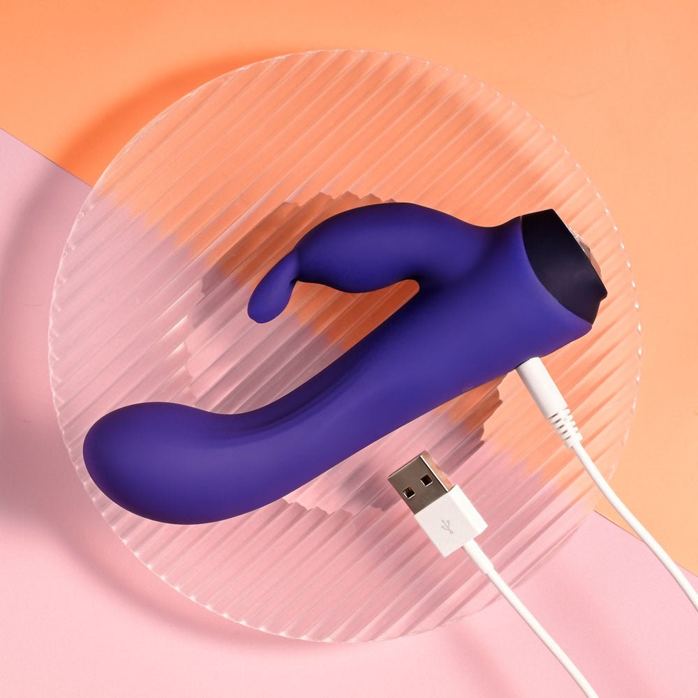 Buy Selopa PLUM JOB - Purple 13.5 cm USB Rechargeable Rabbit Vibrator at NZ’s Mega Adult Toys Store. Discover premium sex toys with discreet shipping at the best price in NZ