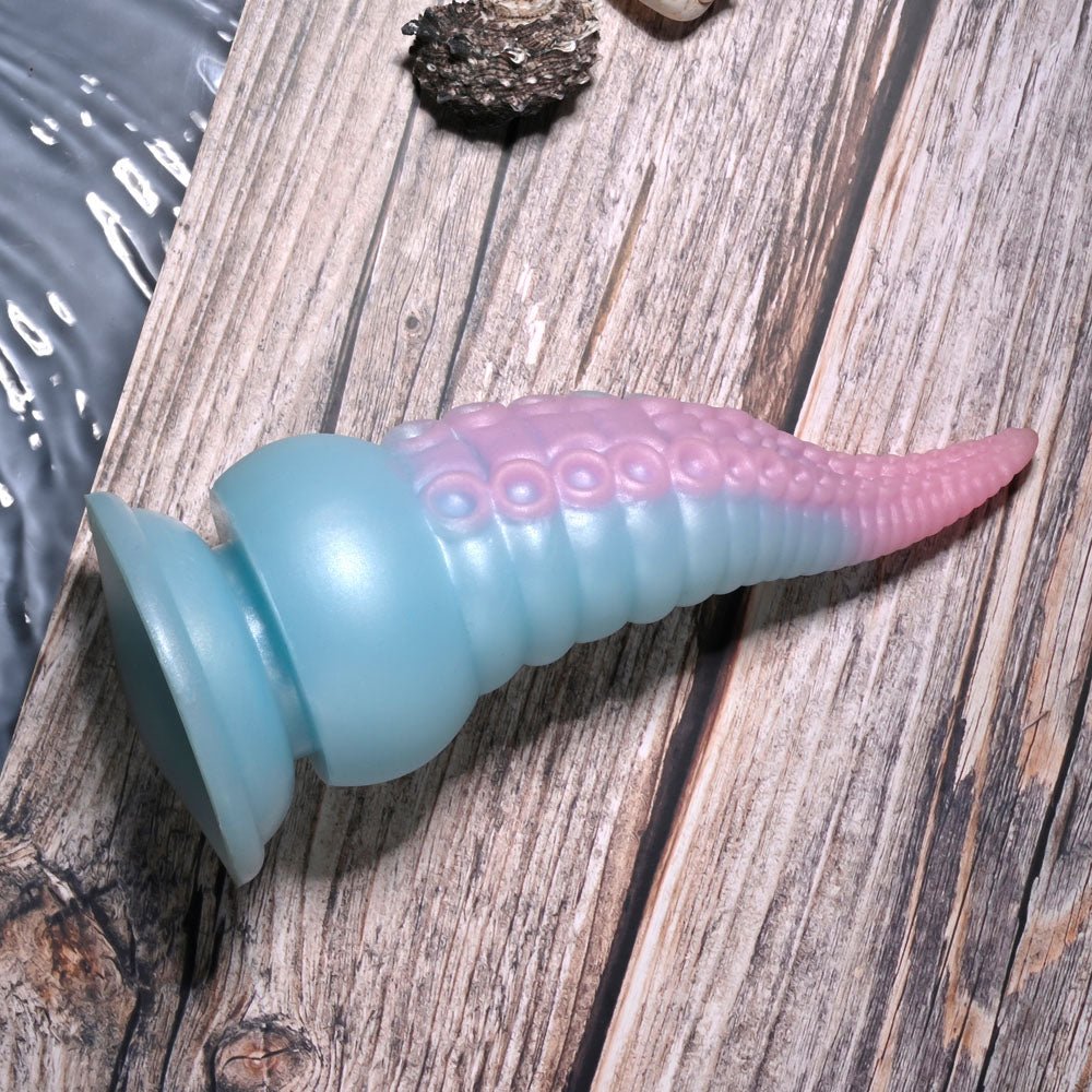 Buy Selopa STUCK ON YOU - Blue/Pink 19 cm USB Rechargeable Vibrating Tentacle Fantasy Dildo at NZ’s Mega Adult Toys Store. Discover premium sex toys with discreet shipping at the best price in NZ