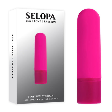 Buy Selopa TINY TEMPTATION - Pink 9.2 cm USB Rechargeable Bullet at NZ’s Mega Adult Toys Store. Discover premium sex toys with discreet shipping at the best price in NZ