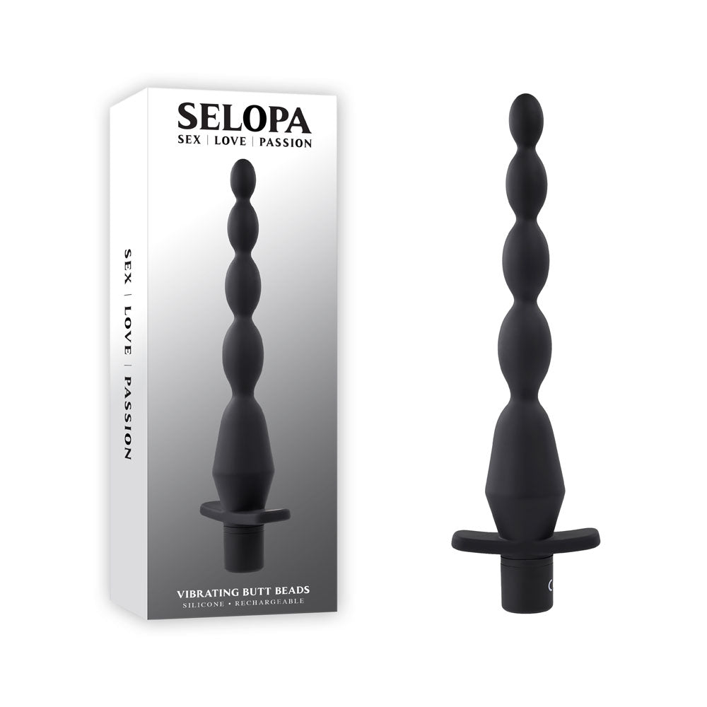 Buy Selopa VIBRATING BUTT BEADS - Black 22 cm USB Rechargeable Vibrating Anal Beads at NZ’s Mega Adult Toys Store. Discover premium sex toys with discreet shipping at the best price in NZ