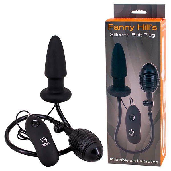 Buy Seven Creations Fanny Hills - Black Silicone Inflatable & Vibrating Butt Plug at NZ’s Mega Adult Toys Store. Discover premium sex toys with discreet shipping at the best price in NZ