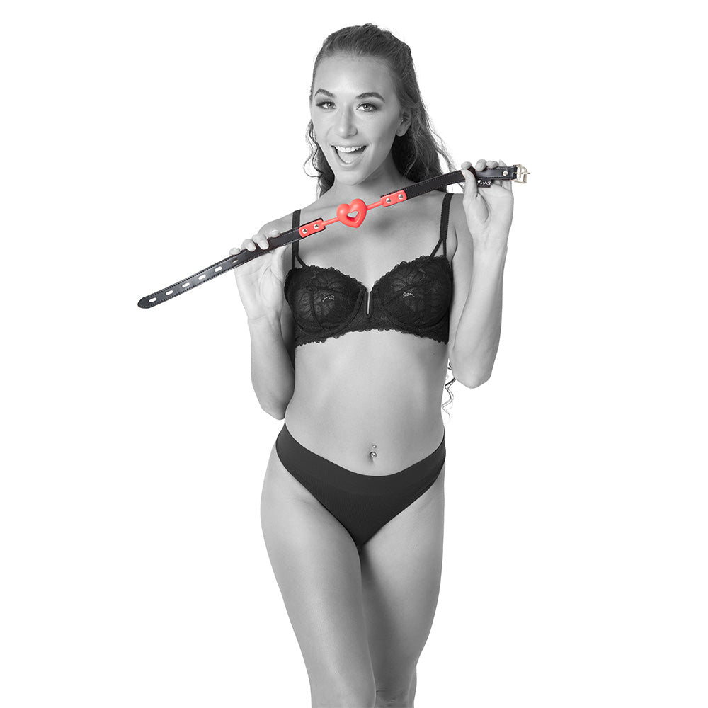 Buy Sex & Mischief Amor Ball Gag - Red/Black Mouth Restraint at NZ’s Mega Adult Toys Store. Discover premium sex toys with discreet shipping at the best price in NZ