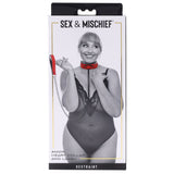 Buy Sex & Mischief Amor Collar and Leash - Red Restraint at NZ’s Mega Adult Toys Store. Discover premium sex toys with discreet shipping at the best price in NZ