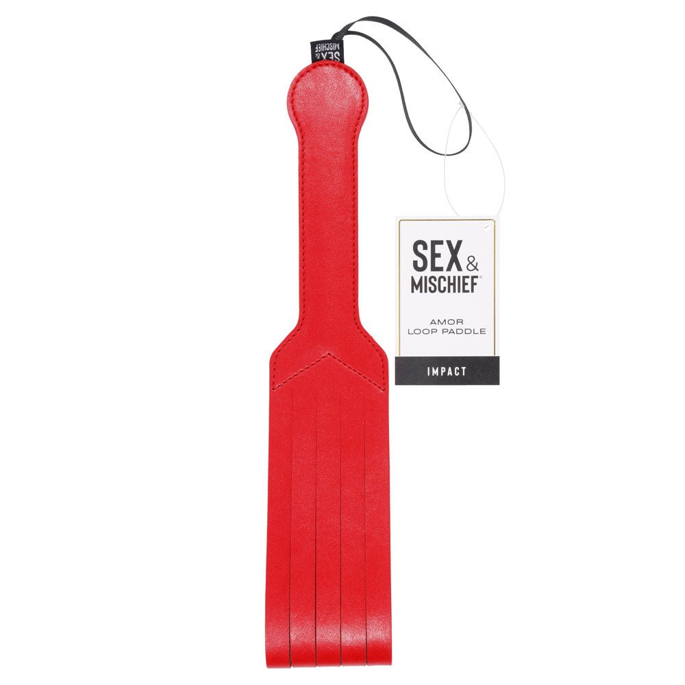 Buy Sex & Mischief Amor Loop Paddle - Red 36.2 cm Paddle at NZ’s Mega Adult Toys Store. Discover premium sex toys with discreet shipping at the best price in NZ