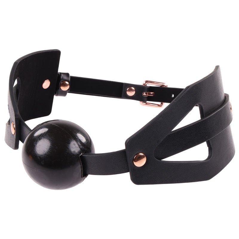 Buy Sex & Mischief Brat Ball Gag - Black/Rose Gold Mouth Restraint at NZ’s Mega Adult Toys Store. Discover premium sex toys with discreet shipping at the best price in NZ