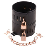 Buy Sex & Mischief Brat Locking Cuffs - Black/Rose Gold Hand Cuffs at NZ’s Mega Adult Toys Store. Discover premium sex toys with discreet shipping at the best price in NZ