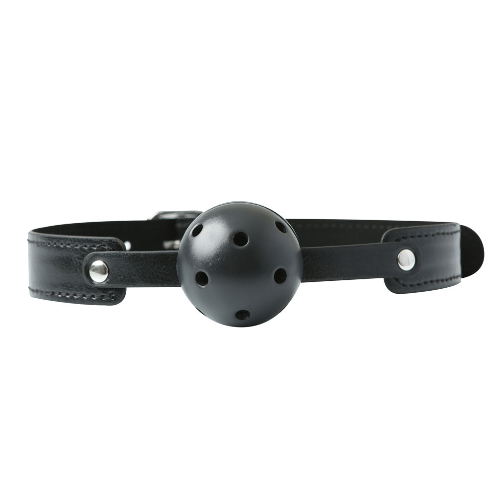 Buy Sex & Mischief Breathable Ball Gag - Black Mouth Restraint at NZ’s Mega Adult Toys Store. Discover premium sex toys with discreet shipping at the best price in NZ