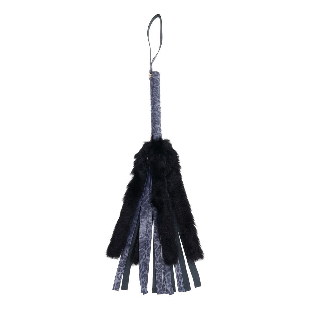 Buy Sex & Mischief Cougar Faux Fur Flogger - Navy Blue/Black Furry Flogger Whip at NZ’s Mega Adult Toys Store. Discover premium sex toys with discreet shipping at the best price in NZ