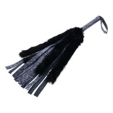 Buy Sex & Mischief Cougar Faux Fur Flogger - Navy Blue/Black Furry Flogger Whip at NZ’s Mega Adult Toys Store. Discover premium sex toys with discreet shipping at the best price in NZ