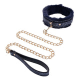 Buy Sex & Mischief Cougar Fur Collar & Leash - Navy Blue/Gold Furry Restraint at NZ’s Mega Adult Toys Store. Discover premium sex toys with discreet shipping at the best price in NZ