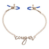 Buy Sex & Mischief Cougar Nipple Clamps - Gold Nipple Clamps with 33 cm Chain at NZ’s Mega Adult Toys Store. Discover premium sex toys with discreet shipping at the best price in NZ