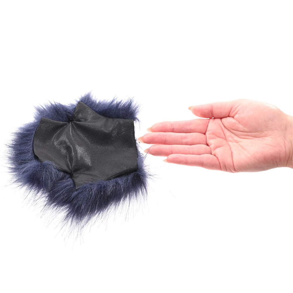 Buy Sex & Mischief Cougar Spiked Sensory Glove - Navy Blue Furry Glove with Metal Spikes at NZ’s Mega Adult Toys Store. Discover premium sex toys with discreet shipping at the best price in NZ