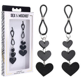 Buy Sex & Mischief Heart Nipple Ties - Black Nipple Restraints - Set of 2 at NZ’s Mega Adult Toys Store. Discover premium sex toys with discreet shipping at the best price in NZ