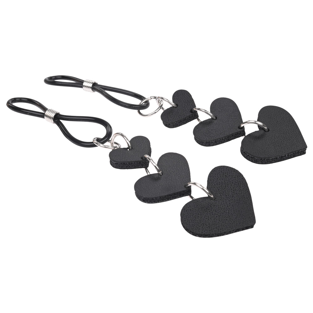 Buy Sex & Mischief Heart Nipple Ties - Black Nipple Restraints - Set of 2 at NZ’s Mega Adult Toys Store. Discover premium sex toys with discreet shipping at the best price in NZ