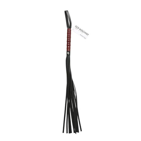 Buy Sex & Mischief Mahogany Flogger - 76 cm Flogger Whip with Wooden Handle at NZ’s Mega Adult Toys Store. Discover premium sex toys with discreet shipping at the best price in NZ