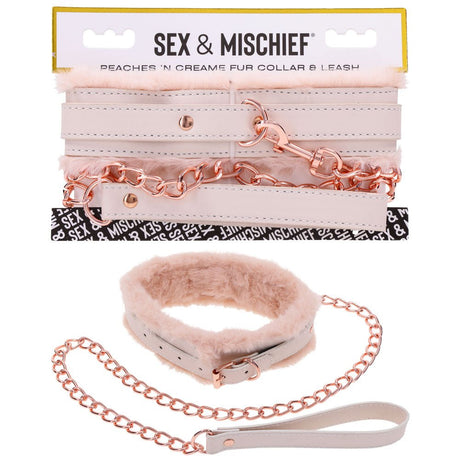 Buy Sex & Mischief Peaches n CreaMe Fur Collar & Leash - Peach Restraint at NZ’s Mega Adult Toys Store. Discover premium sex toys with discreet shipping at the best price in NZ