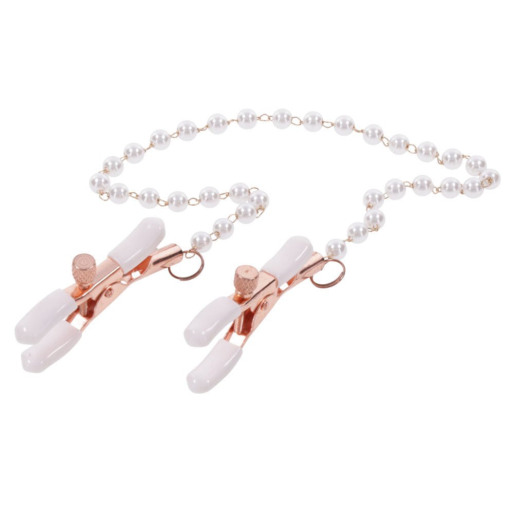 Buy Sex & Mischief Peaches n CreaMe Pearl Nipple Clamps - Peach Nipple Restraints at NZ’s Mega Adult Toys Store. Discover premium sex toys with discreet shipping at the best price in NZ