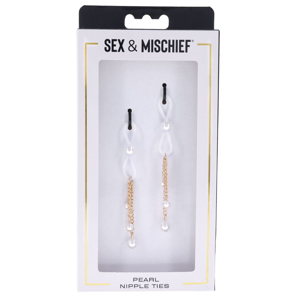 Buy Sex & Mischief Pearl Nipple Ties - Gold/Pearl Nipple Restraints - Set of 2 at NZ’s Mega Adult Toys Store. Discover premium sex toys with discreet shipping at the best price in NZ