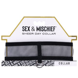 Buy Sex & Mischief Sheer Day Collar - Black Collar at NZ’s Mega Adult Toys Store. Discover premium sex toys with discreet shipping at the best price in NZ