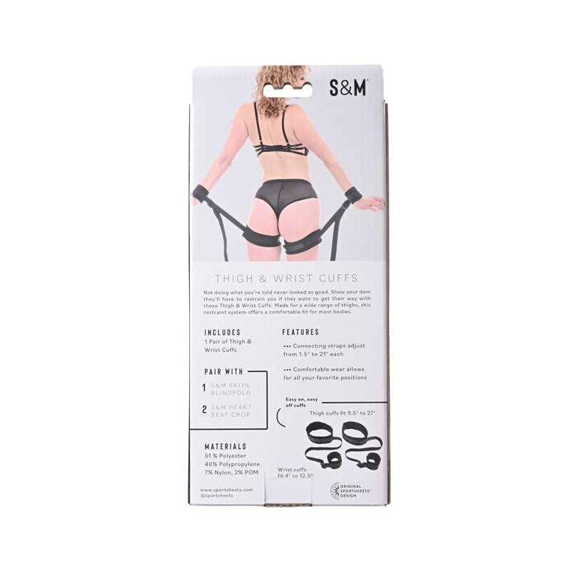 Buy Sex & Mischief Thigh & Wrist Cuffs - Black Restraints at NZ’s Mega Adult Toys Store. Discover premium sex toys with discreet shipping at the best price in NZ