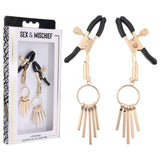 Buy Sex & Mischief Verge Nipple Clamps - Gold Nipple Clamps - Set of 2 at NZ’s Mega Adult Toys Store. Discover premium sex toys with discreet shipping at the best price in NZ