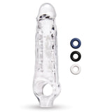 Buy Size Up 1 Inch See - Thru Stretch Penis Extender - Clear 2.5 cm (1'') Penis Extension Sleeve at NZ’s Mega Adult Toys Store. Discover premium sex toys with discreet shipping at the best price in NZ