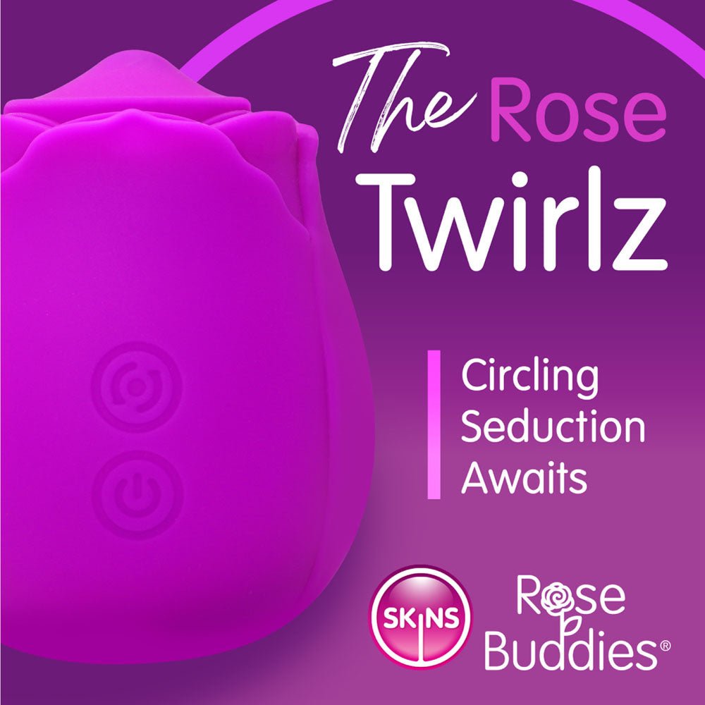 Buy Skins Rose Buddies - The Rose Twirlz - Purple USB Rechargeable Twirling Rose Stimulator at NZ’s Mega Adult Toys Store. Discover premium sex toys with discreet shipping at the best price in NZ