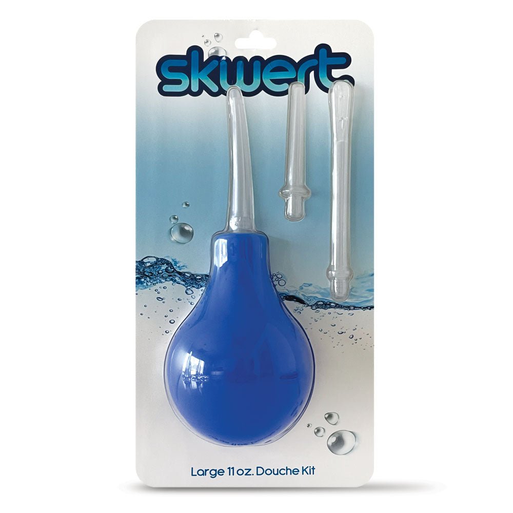 Buy Skwert Medium 11 oz Douche Kit - Blue 325 ml Unisex Douche Kit at NZ’s Mega Adult Toys Store. Discover premium sex toys with discreet shipping at the best price in NZ