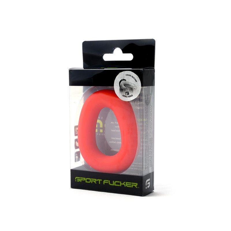 Buy Sport Fucker Hero Ring - Red - Red Cock Ring at NZ’s Mega Adult Toys Store. Discover premium sex toys with discreet shipping at the best price in NZ