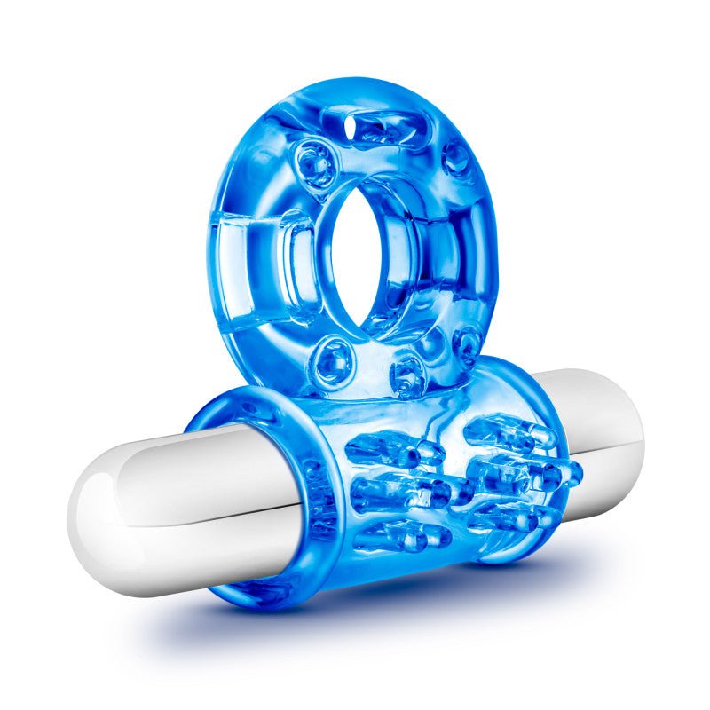 Buy Stay Hard 10 - Function Vibrating Bull Ring - Blue Vibrating Cock Ring at NZ’s Mega Adult Toys Store. Discover premium sex toys with discreet shipping at the best price in NZ