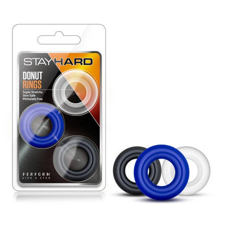 Buy Stay Hard - Donut Rings - Coloured Cock Rings - Set of 3 at NZ’s Mega Adult Toys Store. Discover premium sex toys with discreet shipping at the best price in NZ