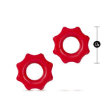 Buy Stay Hard Nutz - Red Cock Rings - Set of 2 at NZ’s Mega Adult Toys Store. Discover premium sex toys with discreet shipping at the best price in NZ