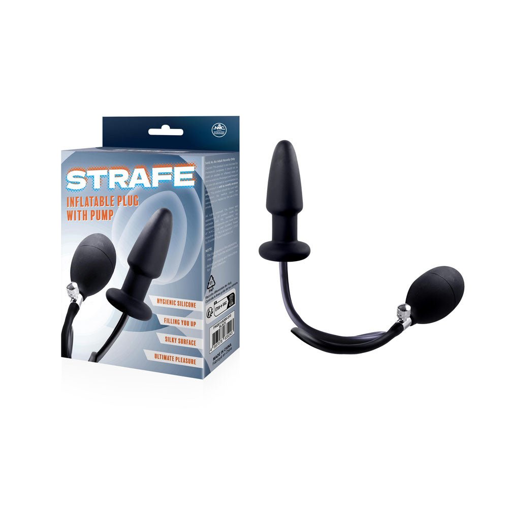 Buy Strife - Black Inflatable Butt Plug with Hand Pump at NZ’s Mega Adult Toys Store. Discover premium sex toys with discreet shipping at the best price in NZ