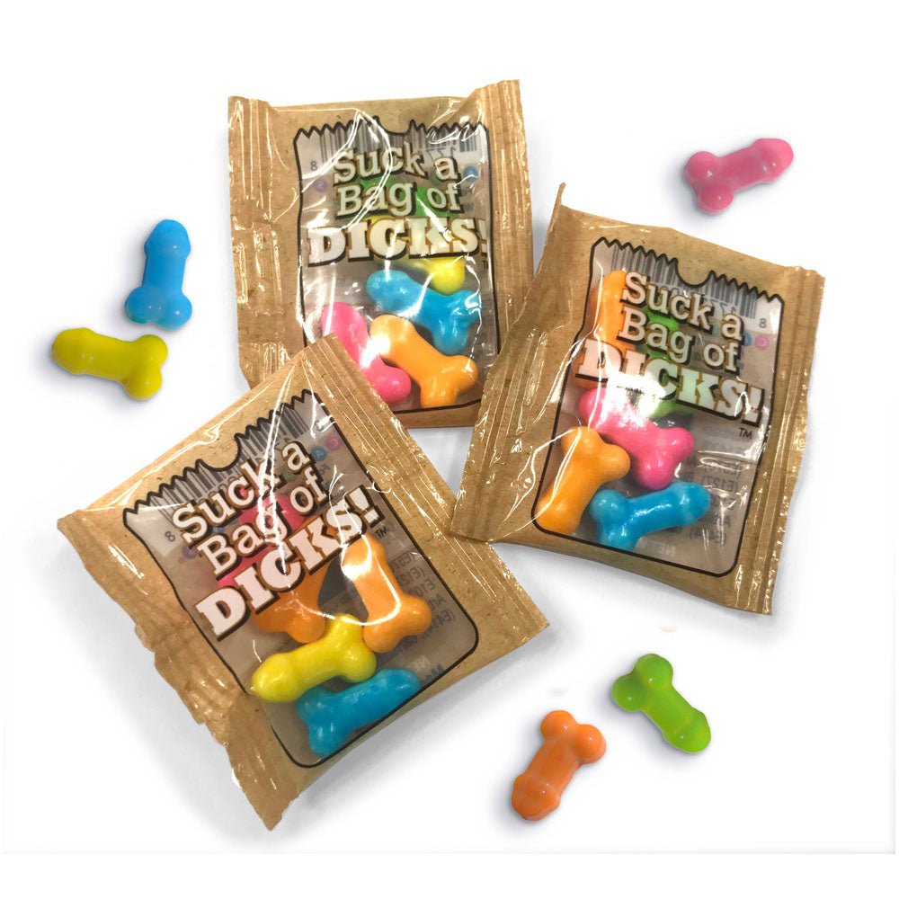 Buy Suck a Bag of Dicks! Bag of 25 - Pecker Lollies - Bulk Bag of 25 Party Packs at NZ’s Mega Adult Toys Store. Discover premium sex toys with discreet shipping at the best price in NZ