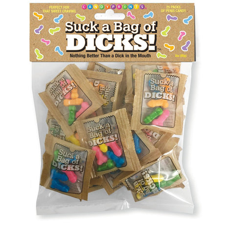 Buy Suck a Bag of Dicks! Bag of 25 - Pecker Lollies - Bulk Bag of 25 Party Packs at NZ’s Mega Adult Toys Store. Discover premium sex toys with discreet shipping at the best price in NZ