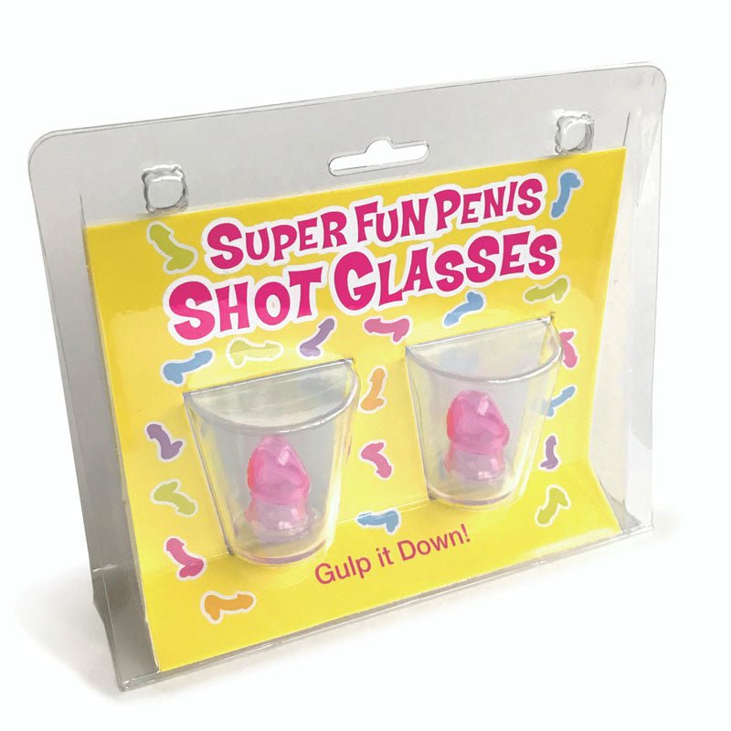 Buy Super Fun Penis Shot Glasses - Set of 2 at NZ’s Mega Adult Toys Store. Discover premium sex toys with discreet shipping at the best price in NZ