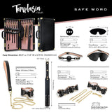 Buy Temptasia Safe Word Bondage Kit with Suitcase - 9 Piece Bondage Set at NZ’s Mega Adult Toys Store. Discover premium sex toys with discreet shipping at the best price in NZ