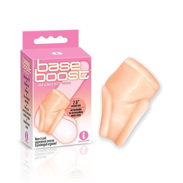 Buy The 9's Base Boost - Flesh Cock & Ball Sleeve at NZ’s Mega Adult Toys Store. Discover premium sex toys with discreet shipping at the best price in NZ