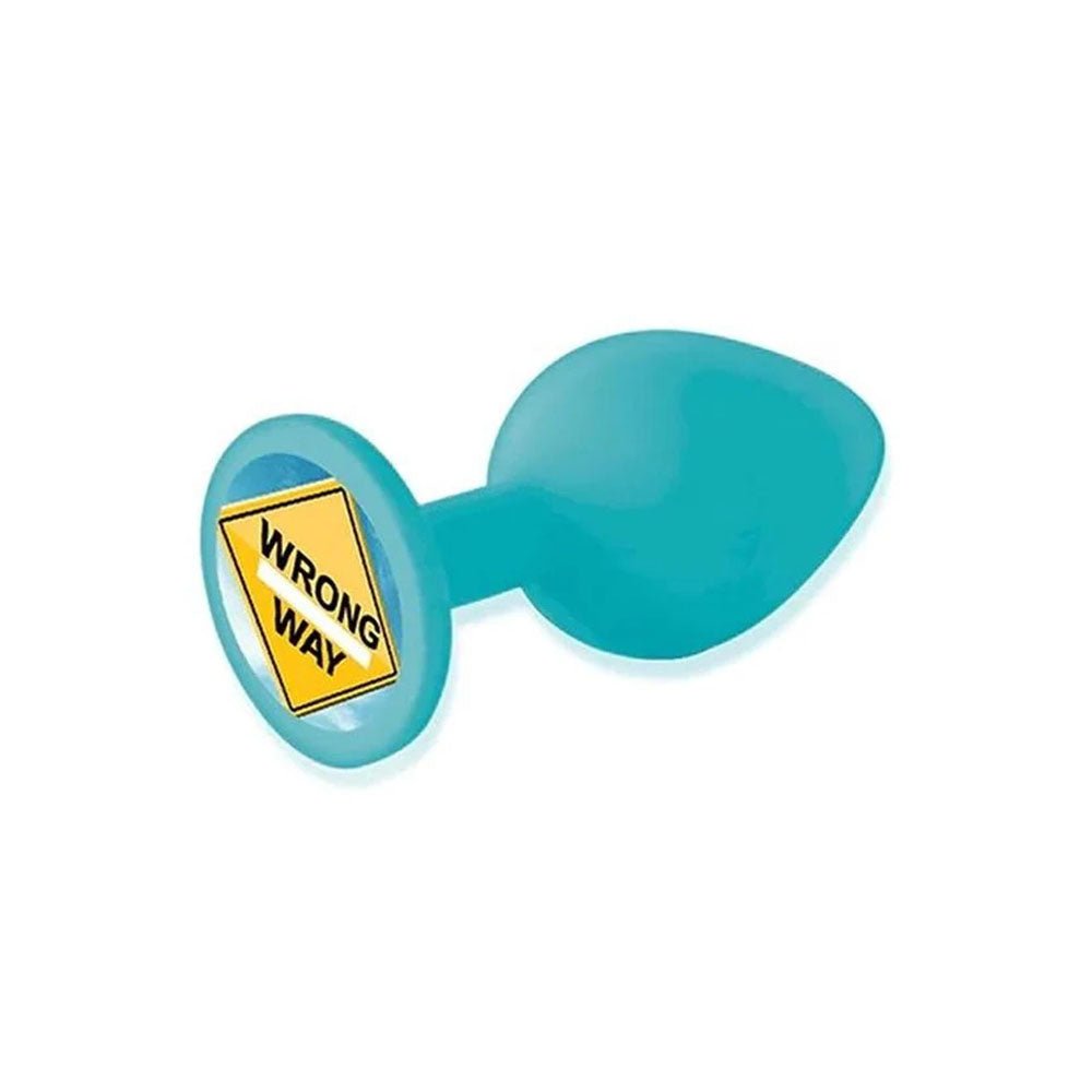 Buy The 9's Booty Talk - Wrong Way - Teal Butt Plug at NZ’s Mega Adult Toys Store. Discover premium sex toys with discreet shipping at the best price in NZ