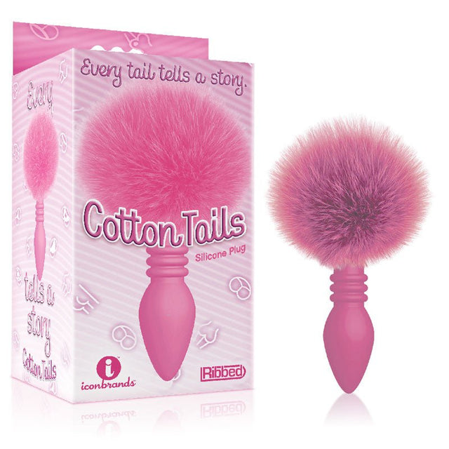 Buy The 9's Cottontails, Ribbed Pink - Pink Butt Plug with Bunny Tail at NZ’s Mega Adult Toys Store. Discover premium sex toys with discreet shipping at the best price in NZ