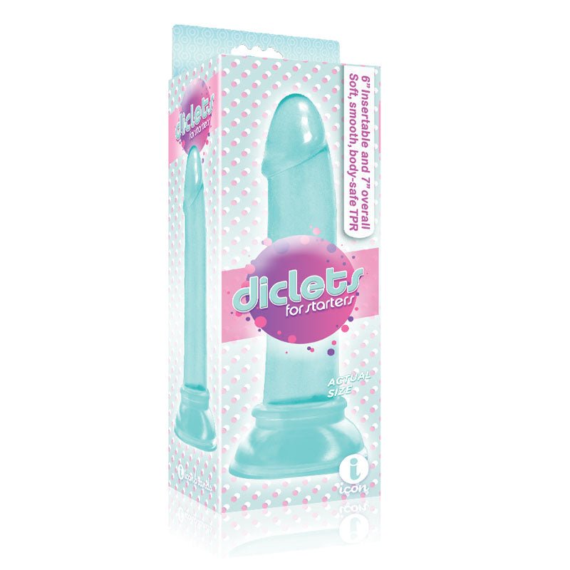 Buy The 9's Diclets - Aqua 17.8 cm (7'') Dong at NZ’s Mega Adult Toys Store. Discover premium sex toys with discreet shipping at the best price in NZ